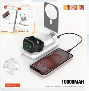 POWER BANK MOXOM 5 EN 1 MX -PB127 10.000 MAH