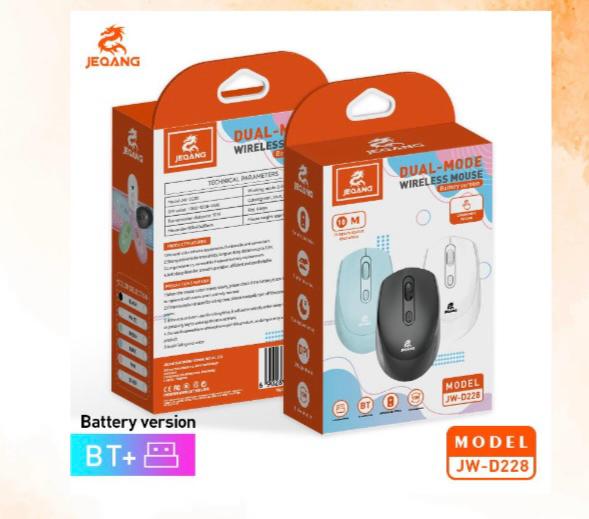 MOUSE BLUETOOTH JEQANG JW-D228