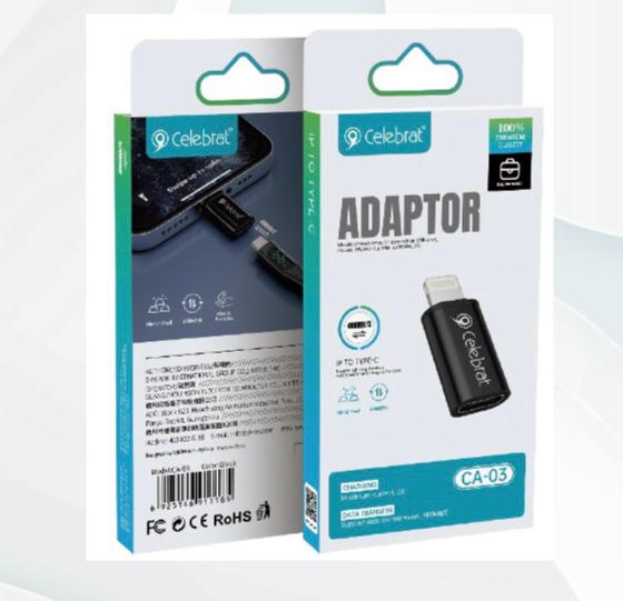 ADAPTADOR CELEBRAT CA-03 IPHONE-TIPO C