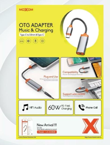 ADAPTADOR MOXOM LX-AX808