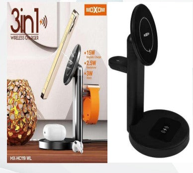 CARGADOR INALAMBRICO MOXOM MX -HC119 WL