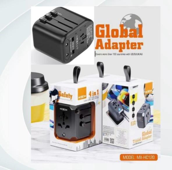 ADAPTADOR UNIVERSAL MOXOM MX-HC120 4 EN 1
