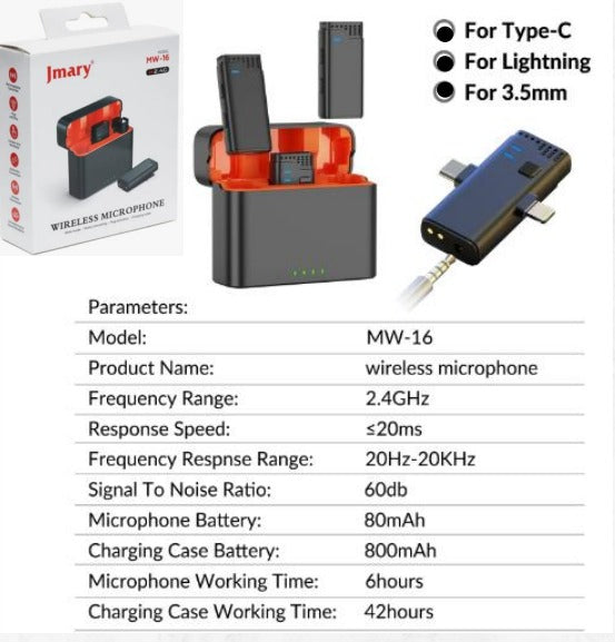 MICROFONO JMARY MW-16