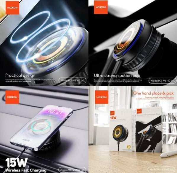 HOLDER + CARGADOR MOXOM MX-VS140 WL