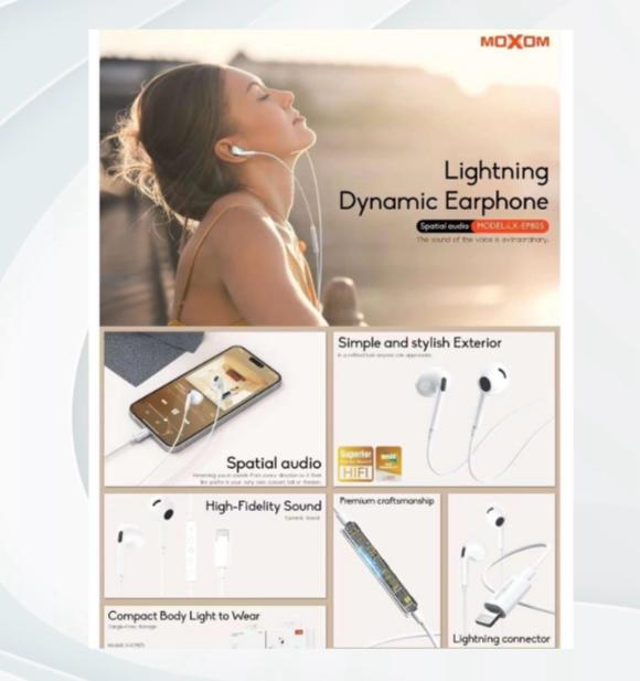 AUDIFONO CABLE MOXOM MX-EP805