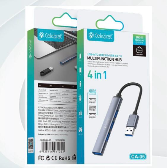 ADAPTADOR CELEBRAT CA-05 4 EN 1