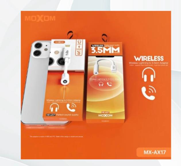 ADAPTADOR MOXOM MX-AX17  3.5MM