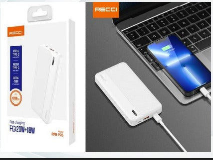POWER BANK RECCI RPB-P26 10.000MAH