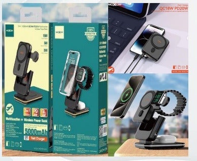 POWER BANK MOXOM 3 EN 1 MX -PB143 5.000MAH