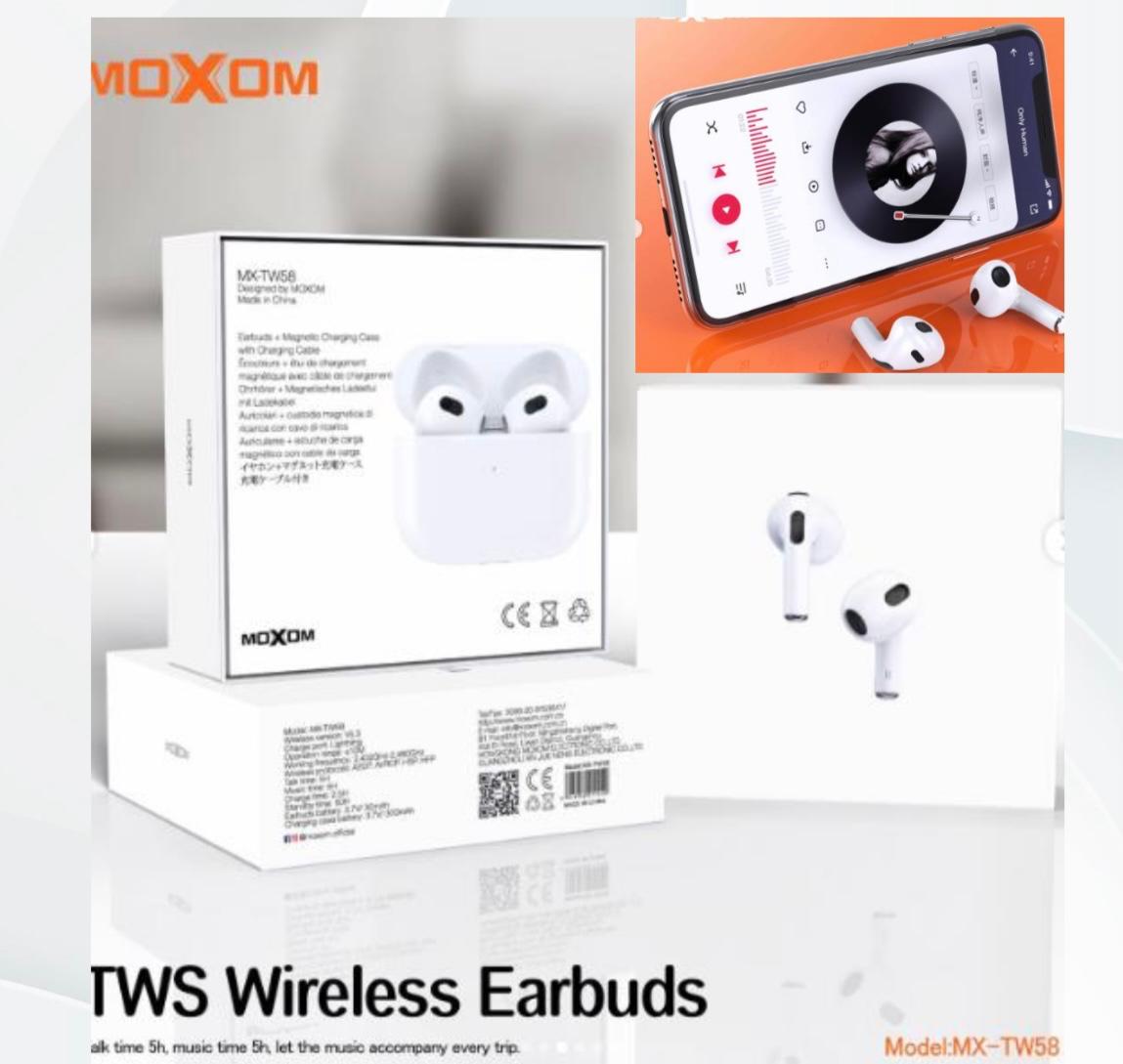 AIRPODS MOXOM MX-TW58