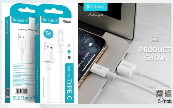 CABLE TIPO C  CELEBRAT CB-24