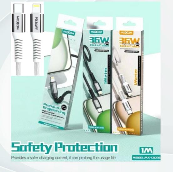 CABLE MOXOM MX-CB236 IPHONE-TIPO C